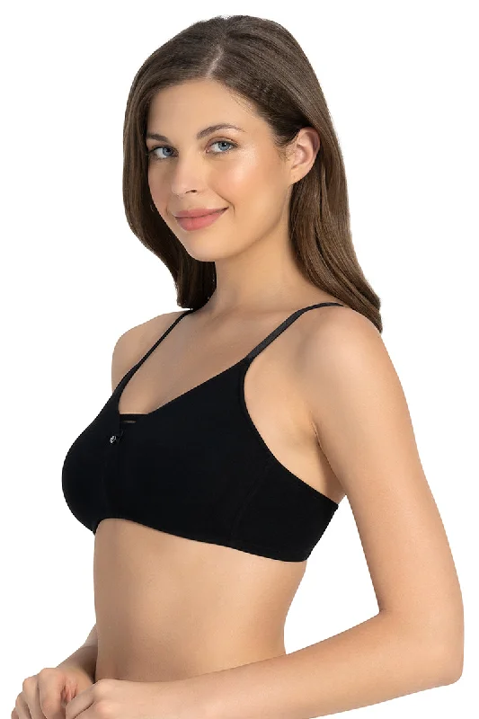 All Day Pretty Non-padded Non-wired Support Bra - Black