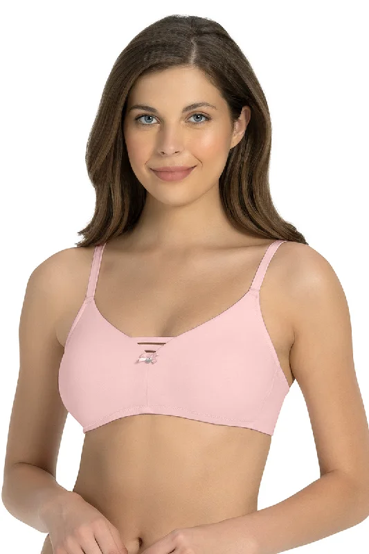 All Day Pretty Non-padded Non-wired Support Bra - Crystal Rose