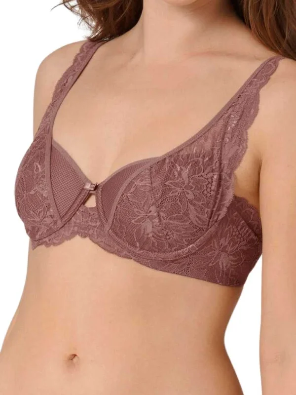 Amourette Charm Padded Bra - Rose Brown