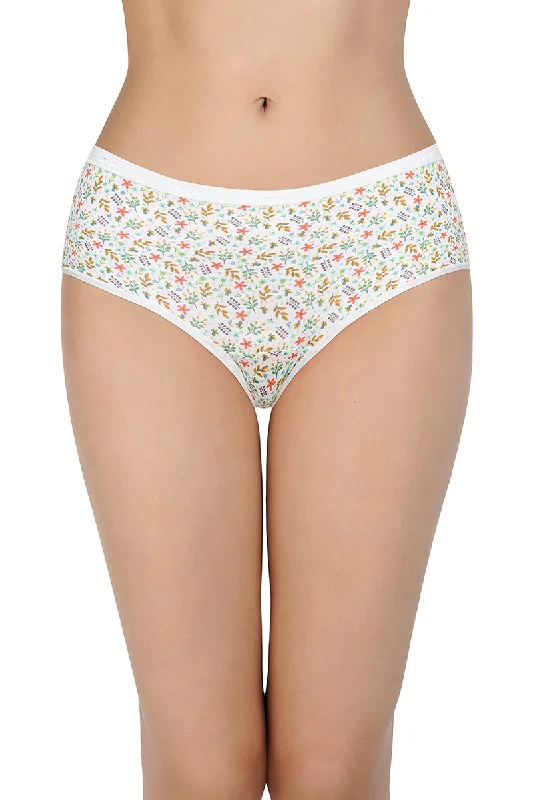 Assorted Low Rise Hipster Panties (Pack of 5 Colors & Prints May Vary)