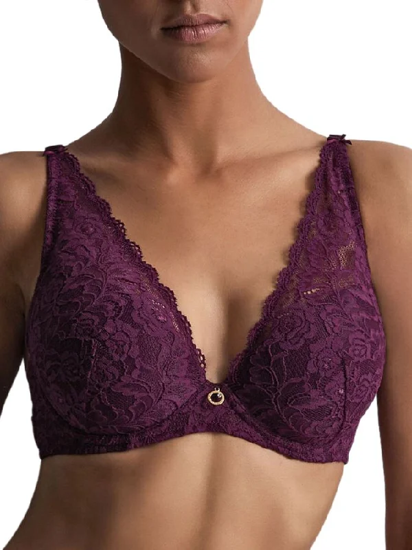 Rosessence Plunge Bra - Berry