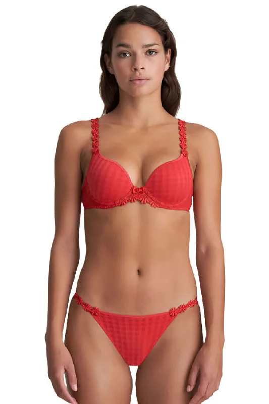 Avero Heart Shaped Bra in Scarlet