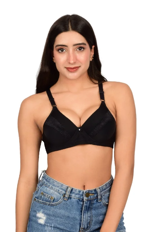 Bare Dezire Non-Wired Beautifully Designed T Shirt Bra for Women