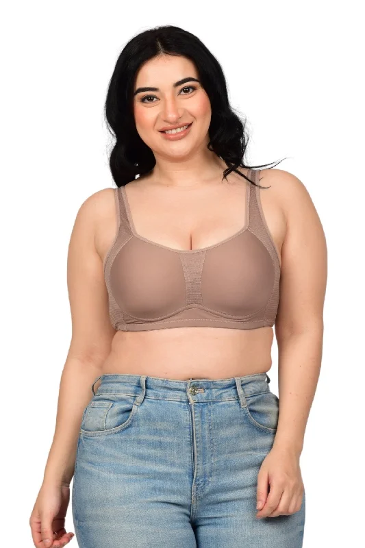 Bare Dezire Padded Full Coverage Wirefree Plus Size T-Shirt  Bra for Women