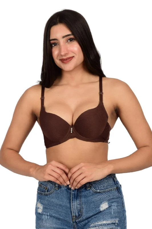 Bare Dezire Seamless Padded Underwired Push UP Bra for Women