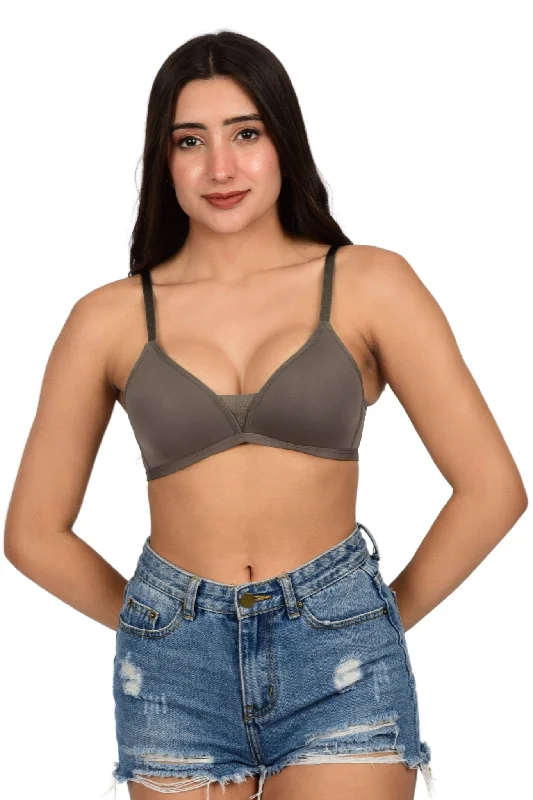 Bare Dezire Seamless Padded Wirefree T-Shirt Bra for Women