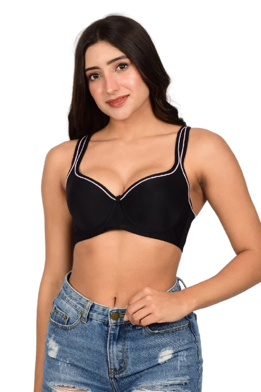 Bare Dezire Seamless wired Pushup Bra With Adjustable Strap for Women