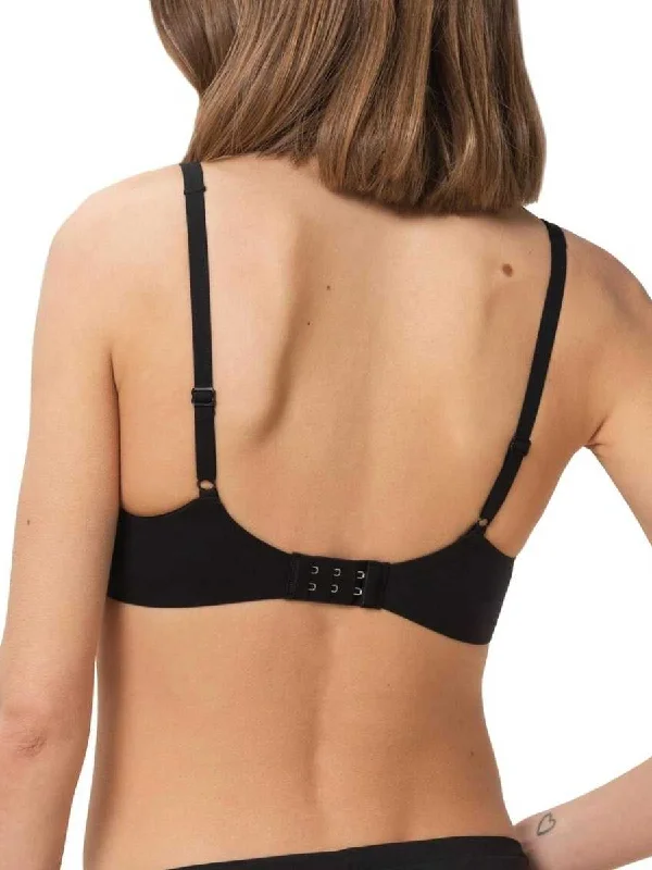 Body Make-Up Soft Touch Half Cup Bra - Black