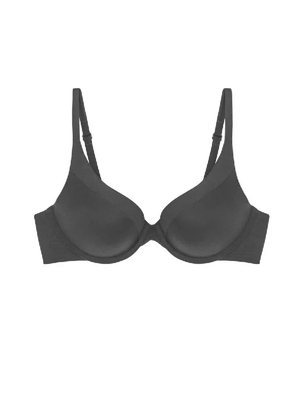 Body Make-Up Soft Touch Half Cup Bra - Black