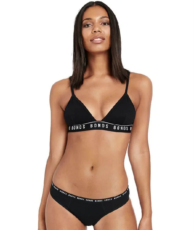 Bonds Bloody Comfy Moderate Period Bikini - Black