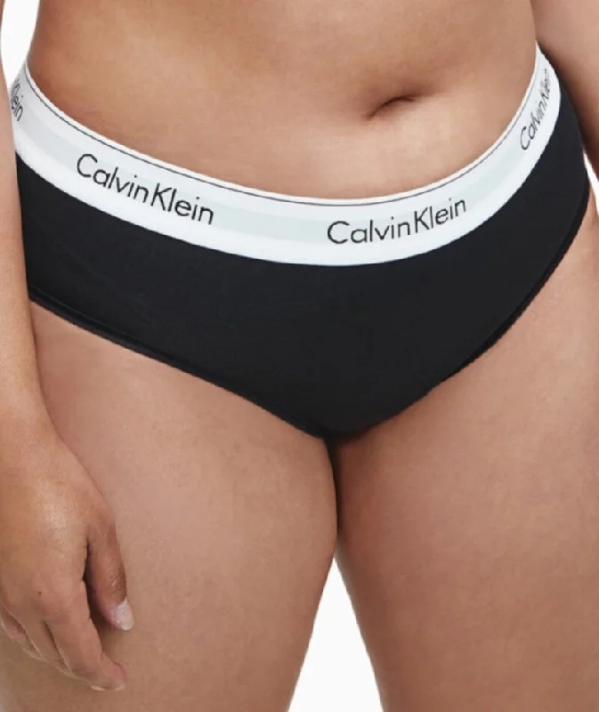 Calvin Klein Modern Cotton Plus Hipster Brief - Black