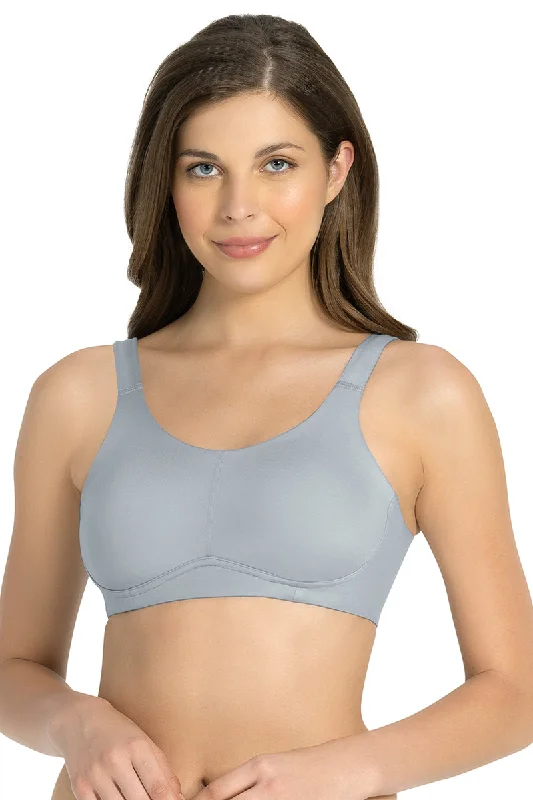 Cloudsoft Support Non-padded & Non-wired Bra - Soft Gray