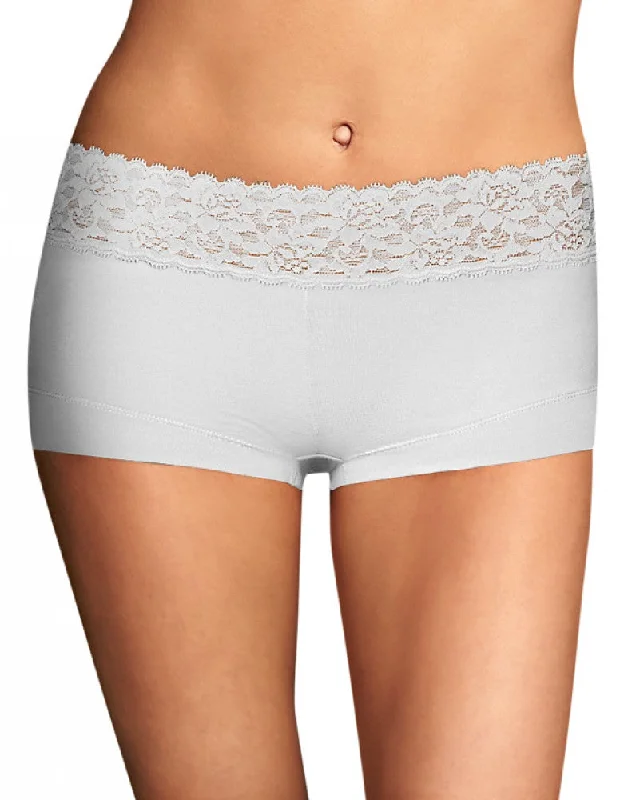 Maidenform Cotton Dream Lace Boyshort 40859