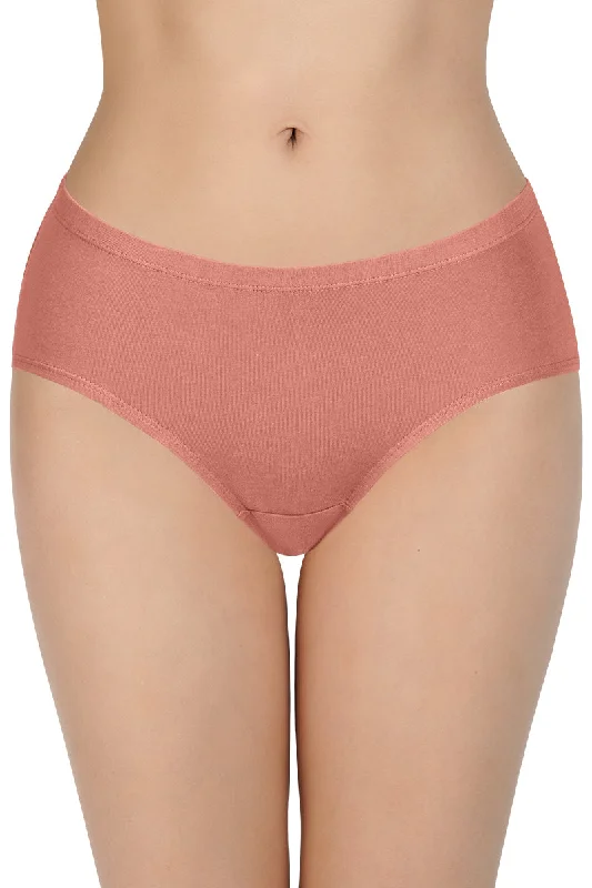 100% Cotton Hipster Panty Pack (Pack of 3) - D012 - Solid