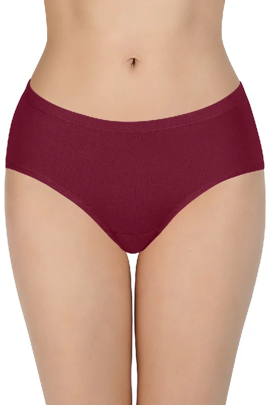 100% Cotton Hipster Panty Pack (Pack of 3) - D013 - Solid