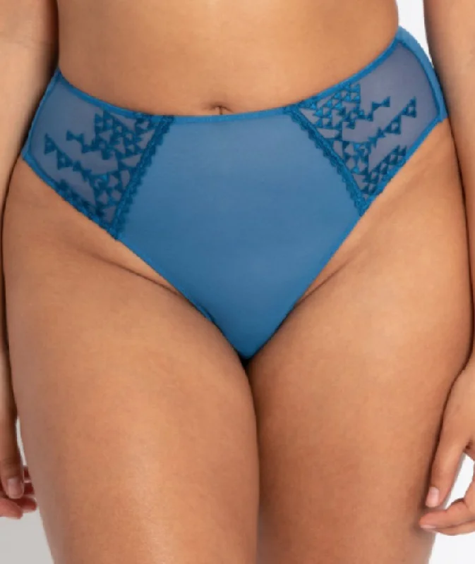 Curvy Kate Centre Stage Deep Thong - Blue