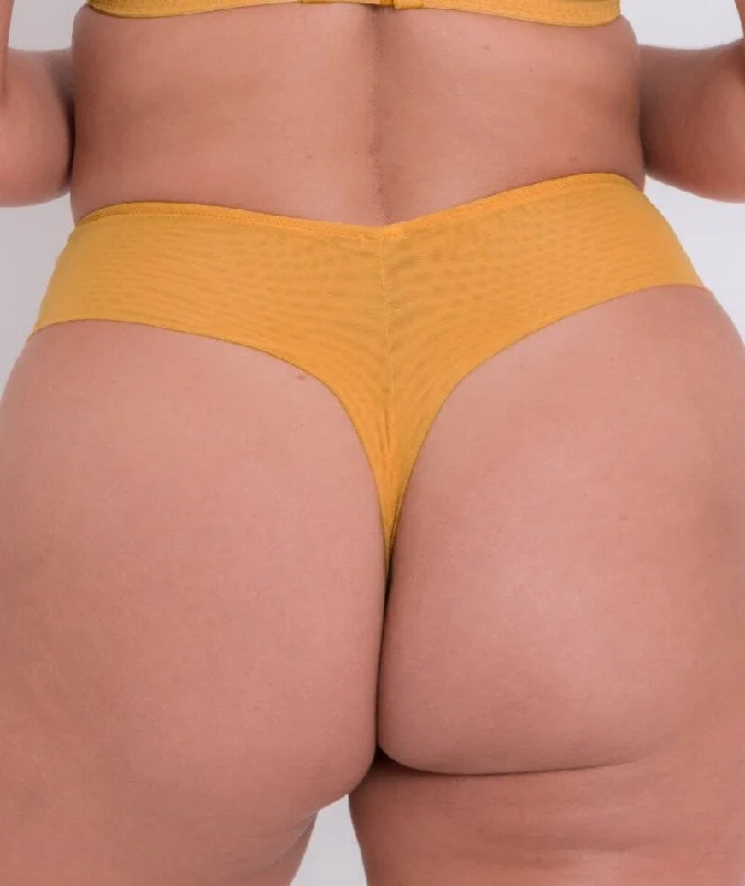 Curvy Kate Centre Stage Deep Thong - Turmeric Yellow