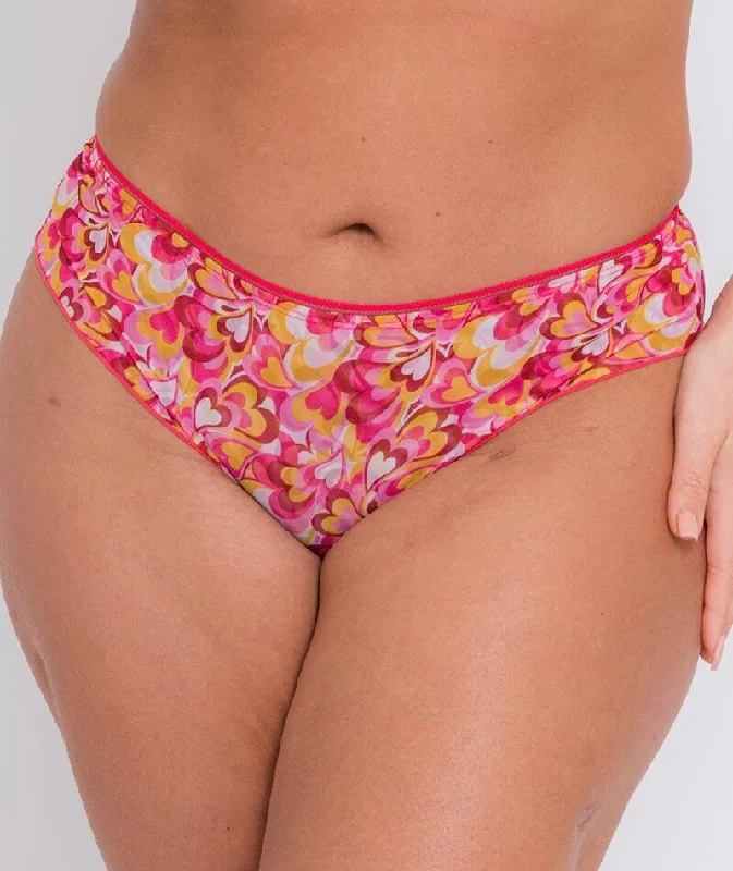 Curvy Kate Lifestyle Short - Pink Hearts Multicolour