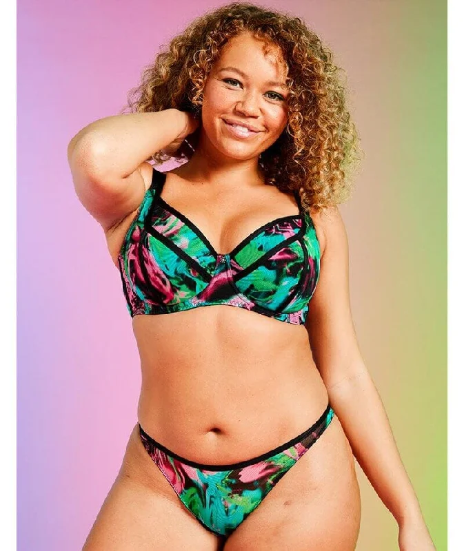 Curvy Kate Reality Check Tanga - Print Mix Multicolour