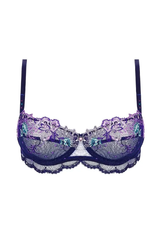 Deese Desir Demi Cup Bra in Mauve Desir