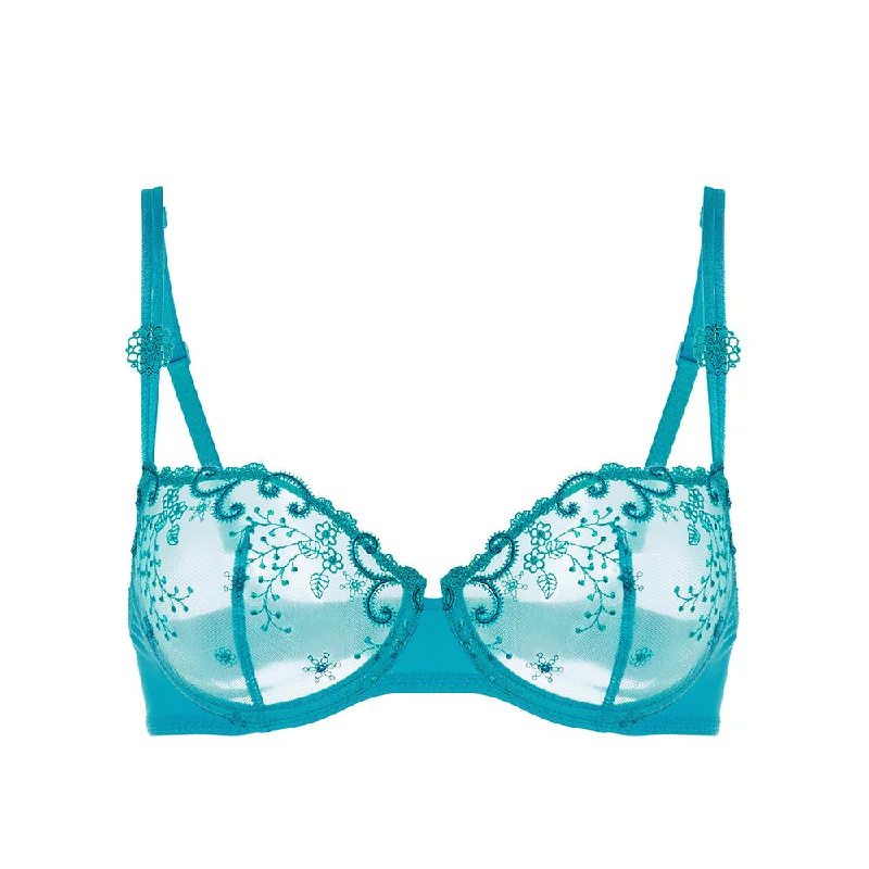 Delice Atoll Blue Half Cup Bra