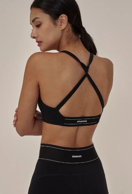 Elastic Cross Back Bra Top (交叉美背)