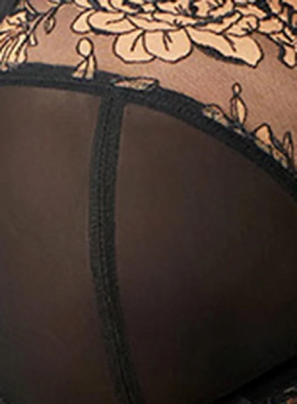 Elomi: Teagan Thong Black Almond