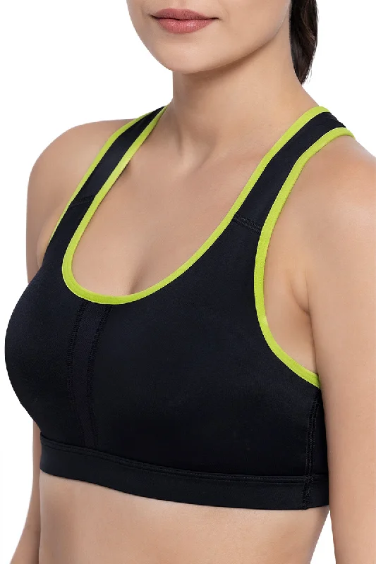 Energize Medium Impact Bra - Black