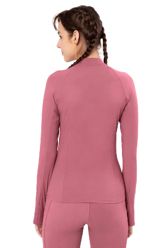 Energize Performance Full Sleeve Active Jacket - Heather Rose