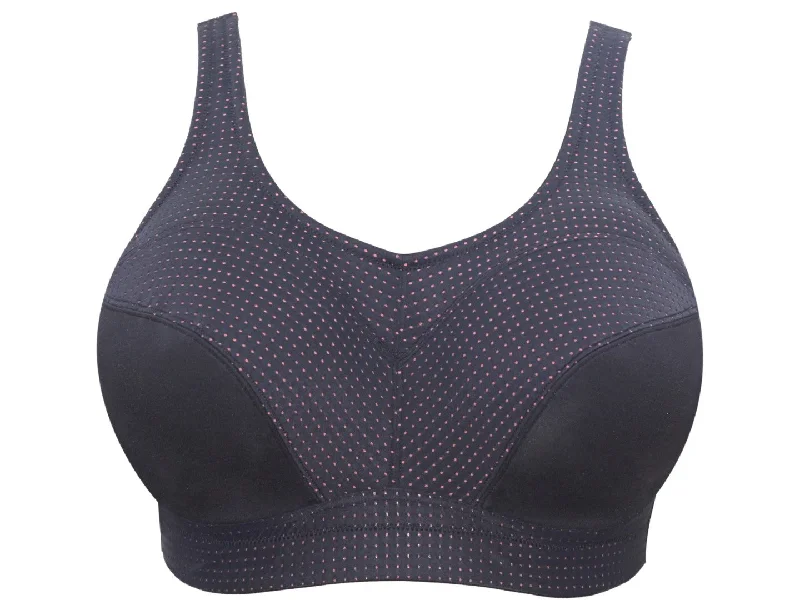 Energy Sports Bra - Black w Pink Blush - P58522