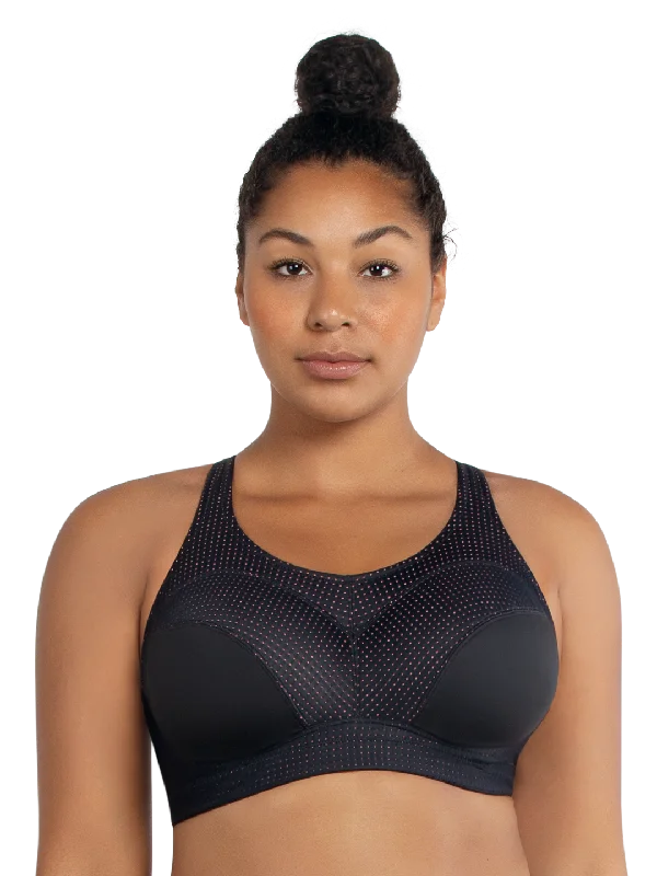 Energy Sports Bra - Black w Pink Blush - P58522