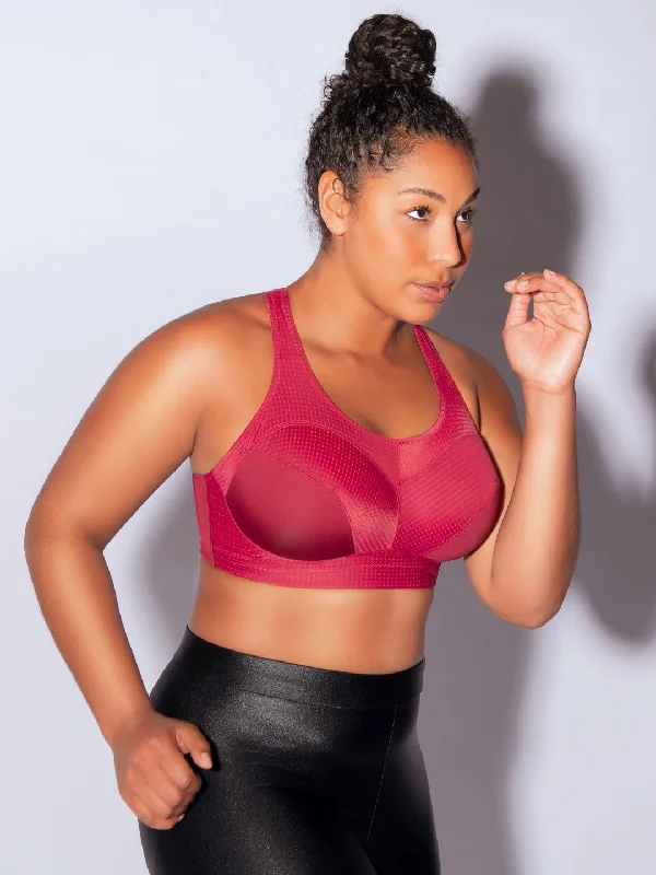 Energy Sports Bra - Rumba Red w Cherry - P58522