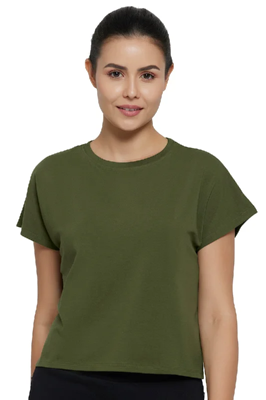 Essential Crop Top - Cypress