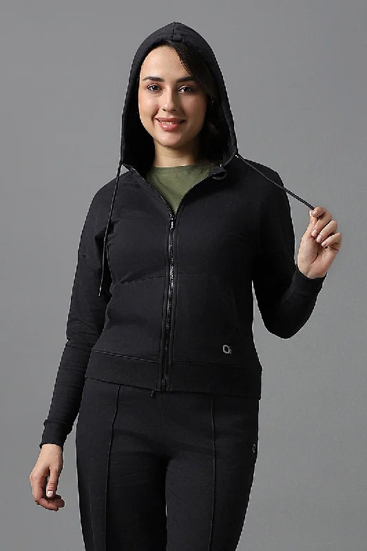 Essential Fleece Hoodie - Black