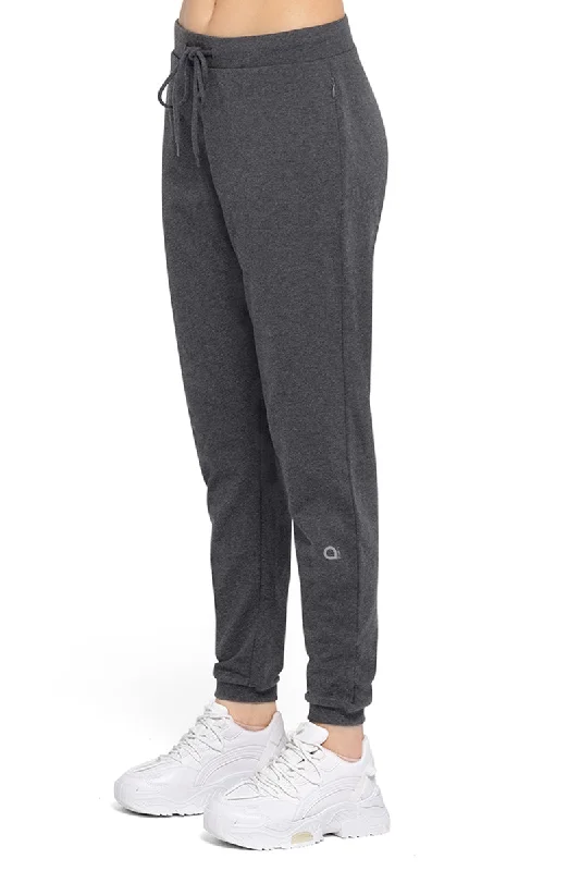 Essential Joggers - Gray Pinstripe Marl