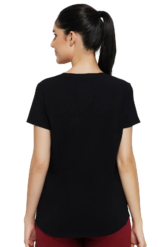 Essential V-neck Tee - Black