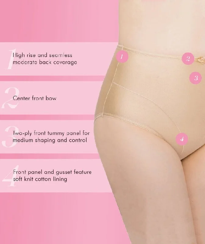 Exquisite Form Control Top Shaping Brief 2 Pack - Nude