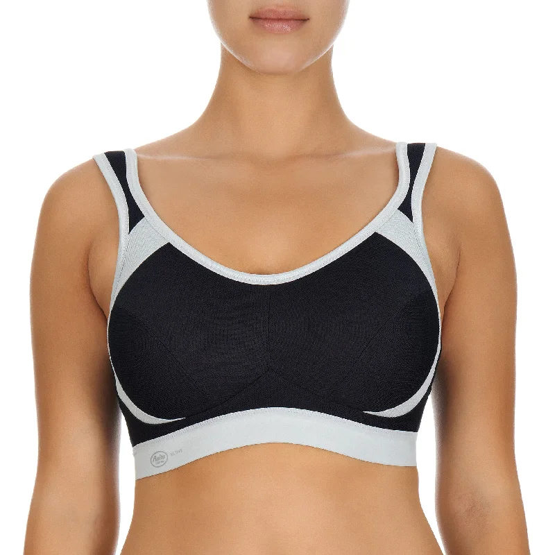 Extreme Control Black & Gray Sports Bra