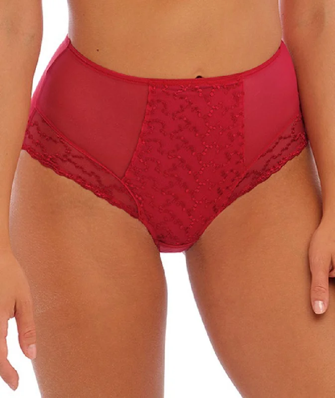 Fantasie Ana High Waist Brief - Red