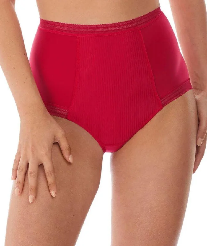 Fantasie Fusion High Waist Brief - Red