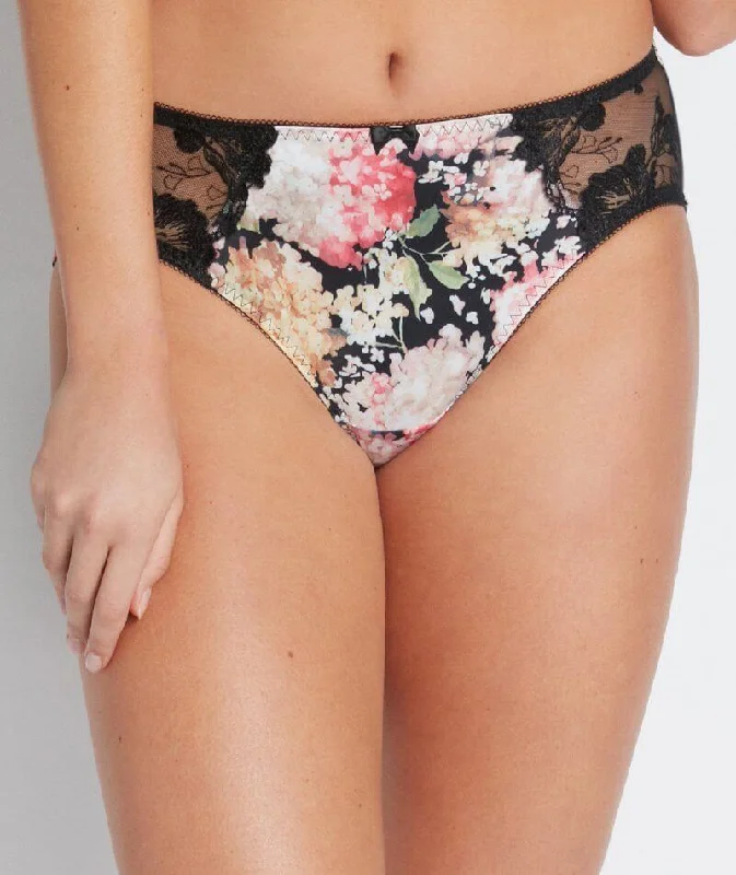 Fayreform Wild Violet Boyleg Brief - Hydrangea Print