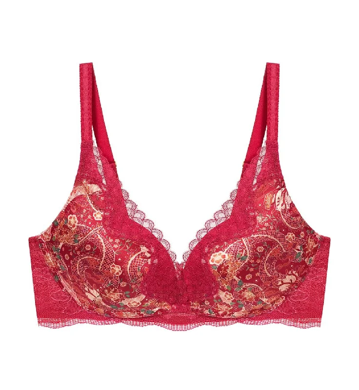 FEIFEI RUAN COLLABORATION PUSH UP PLUNGE BRA