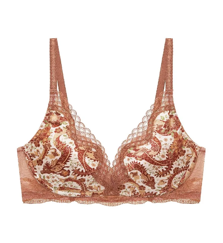 FEIFEI RUAN COLLABORATION PUSH UP PLUNGE BRA