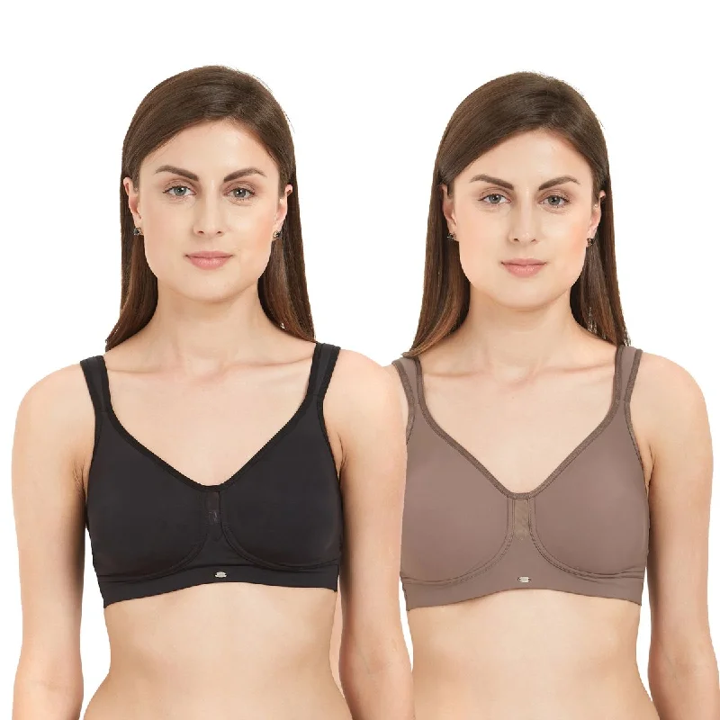 Full Coverage Minimizer Non Padded Non Wired Bra- Combo CB-328