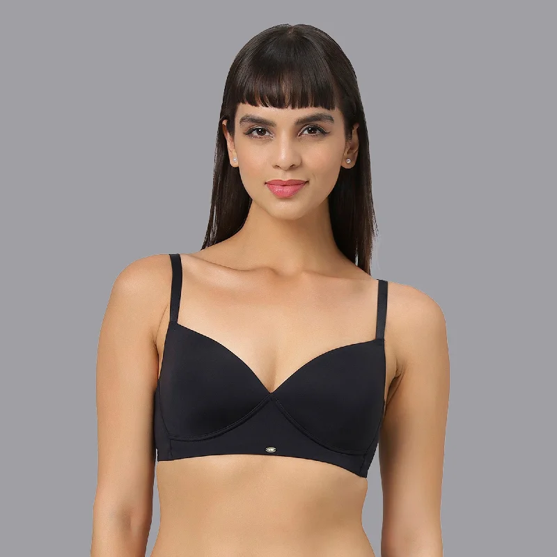 Full Coverage Padded Non Wired T-shirt Bra-CB-134