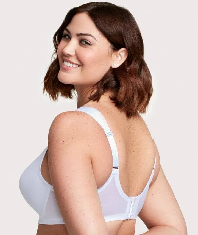 Glamorise Magiclift Seamless Support Wire-Free T-Shirt Bra - White