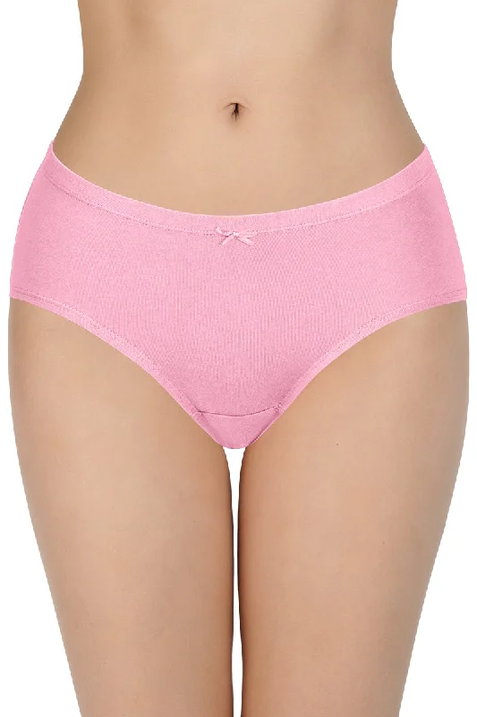 Insert Elastic Waistband Hipster Solid Assorted Panty (Pack of 3 Colors & Prints May Vary)