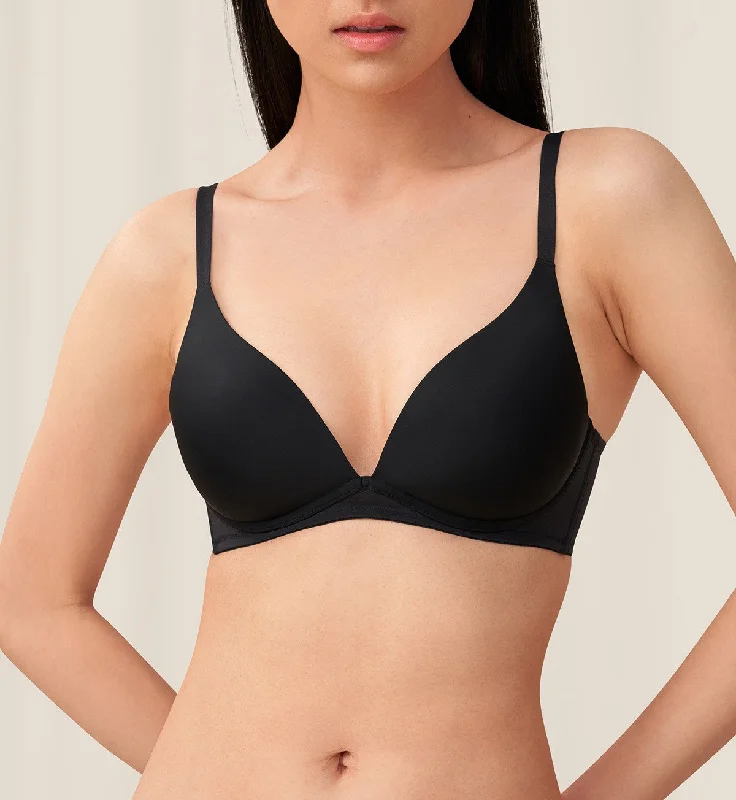 INVISIBLE INSIDE-OUT WIREFREE PLUNGE BRA