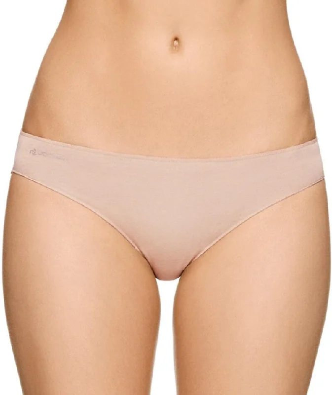 Jockey No Panty Line Promise Next Generation Cotton Bikini - Silk Beige