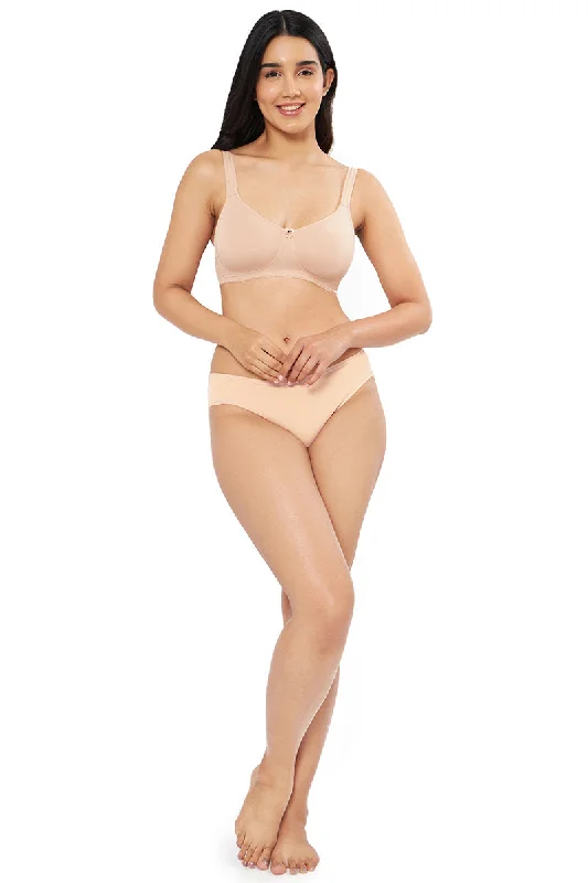 Magic Shaper Non-padded & Non-wired Bra  - Hazelnut